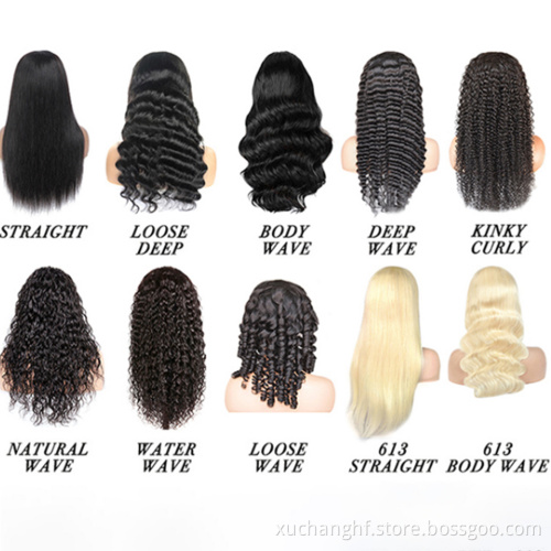 613 blonde color wig virgin hair HD transparent lace front human hair wigs 13x4 preplucked hairline body wave 613 wigs